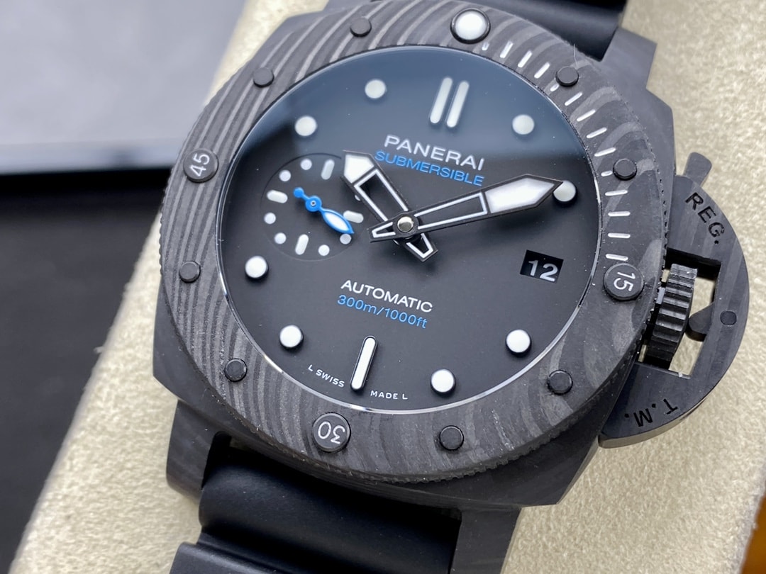 Panerai Replica Watch Submersible Carbotech 42mm Black Dial PAM02231