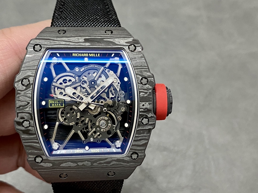 Best Fake Richard Mille Replica Watch RM 35-01 Rafael Nadal NTPT Carbon Limited Edition