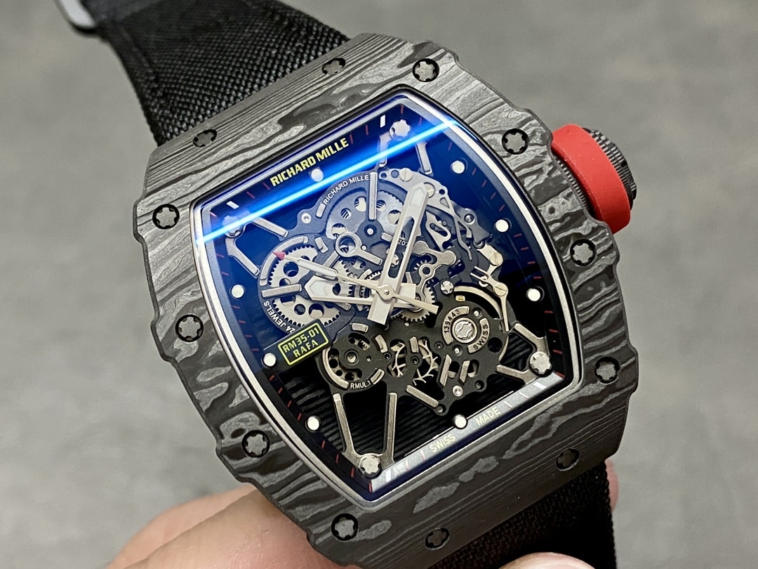 Best Fake Richard Mille Replica Watch RM 35-01 Rafael Nadal NTPT Carbon Limited Edition