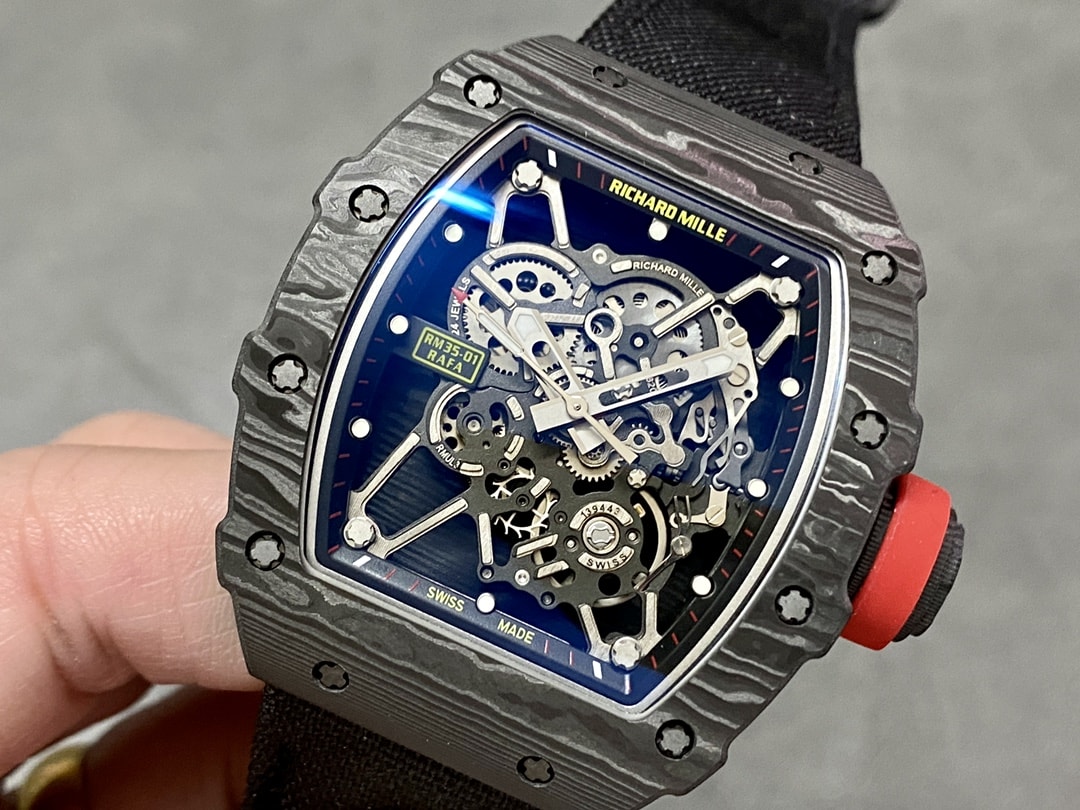 Best Fake Richard Mille Replica Watch RM 35-01 Rafael Nadal NTPT Carbon Limited Edition