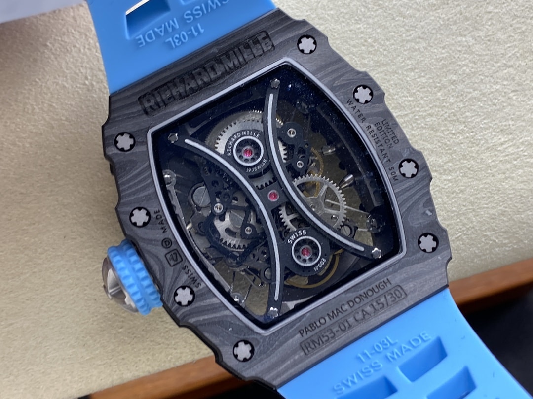 Best Fake Richard Mille Replica Watch RM 53-01 Tourbillon Pablo Mac Donough Limited Edition YSF