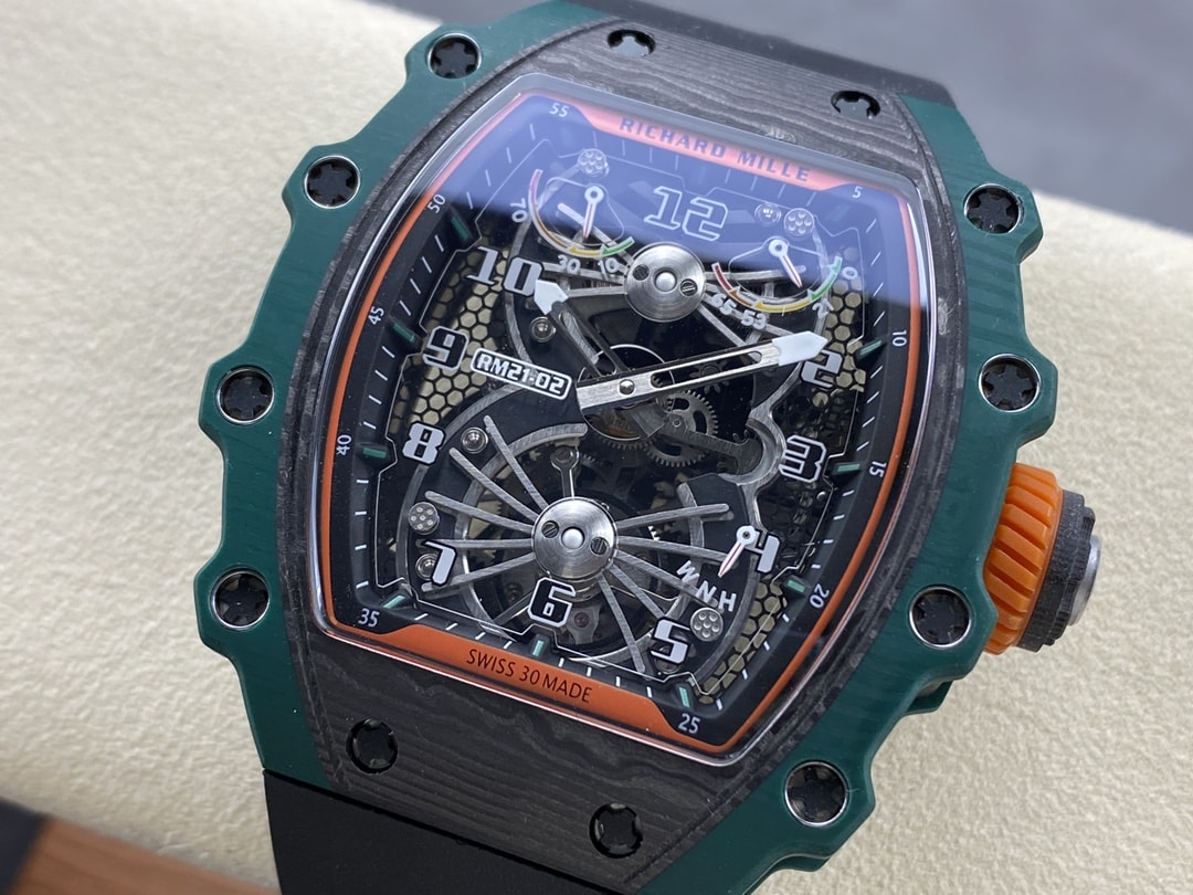 Best Fake Richard Mille Replica Watch RM 21-02 Manual Winding Tourbillon Aerodyne Limited Edition RMF