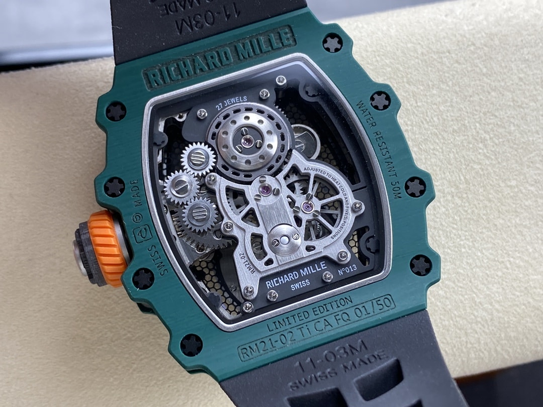 Best Fake Richard Mille Replica Watch RM 21-02 Manual Winding Tourbillon Aerodyne Limited Edition RMF