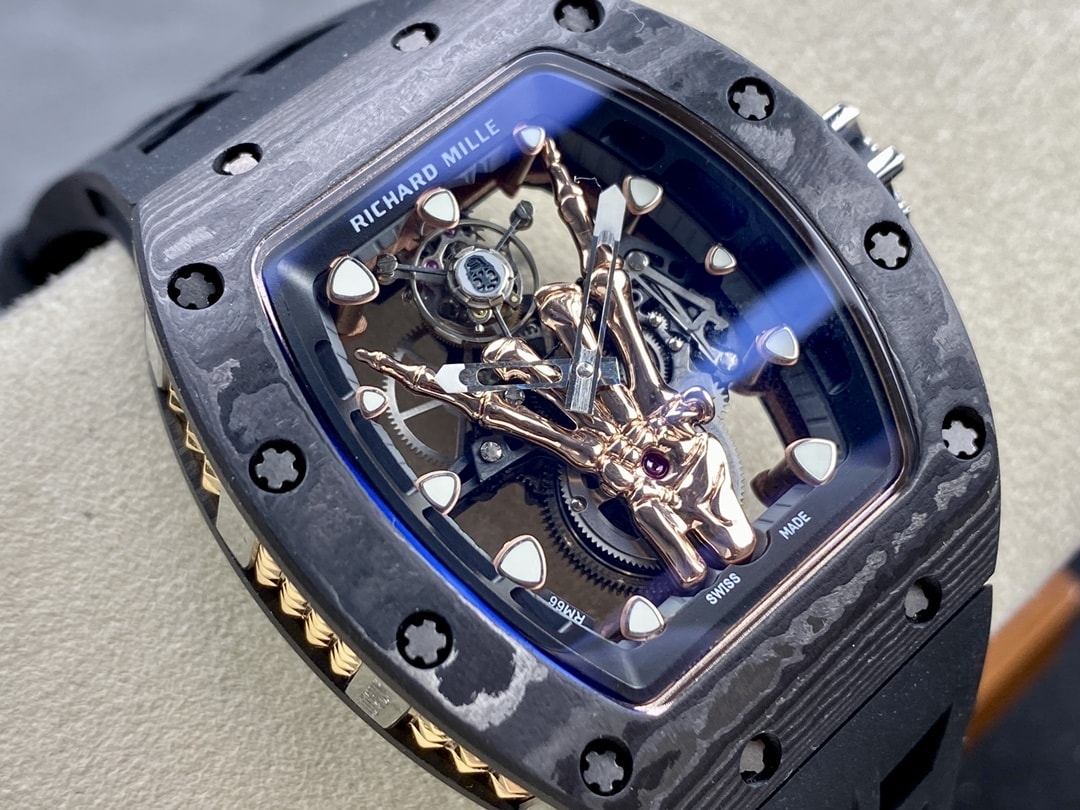 Best Fake Richard Mille Replica Watch RM 66 Manual Winding Flying Tourbillon Limited Edition