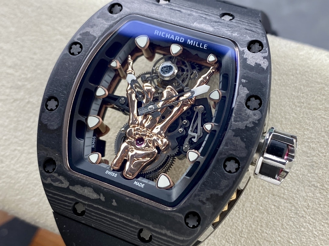 Best Fake Richard Mille Replica Watch RM 66 Manual Winding Flying Tourbillon Limited Edition