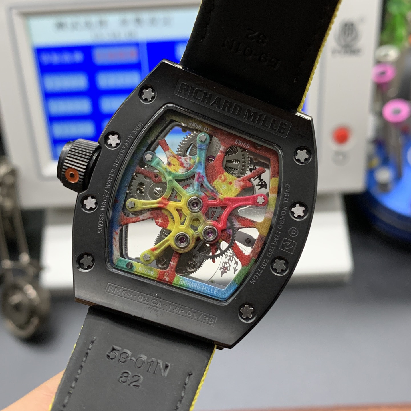 Fake Richard Mille Replica Watch RM 68-01 Tourbillon Cyril Kongo Limited Edition