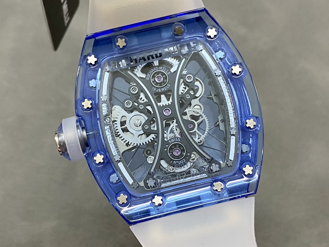 Fake Richard Mille Replica Watch RM 53-02 Tourbillon Blue Sapphire Limited Edition RMF