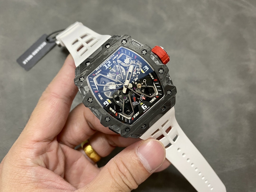 Fake Richard Mille Replica Watch RM 35-03 Automatic Winding Rafael Nadal Carbon TPT