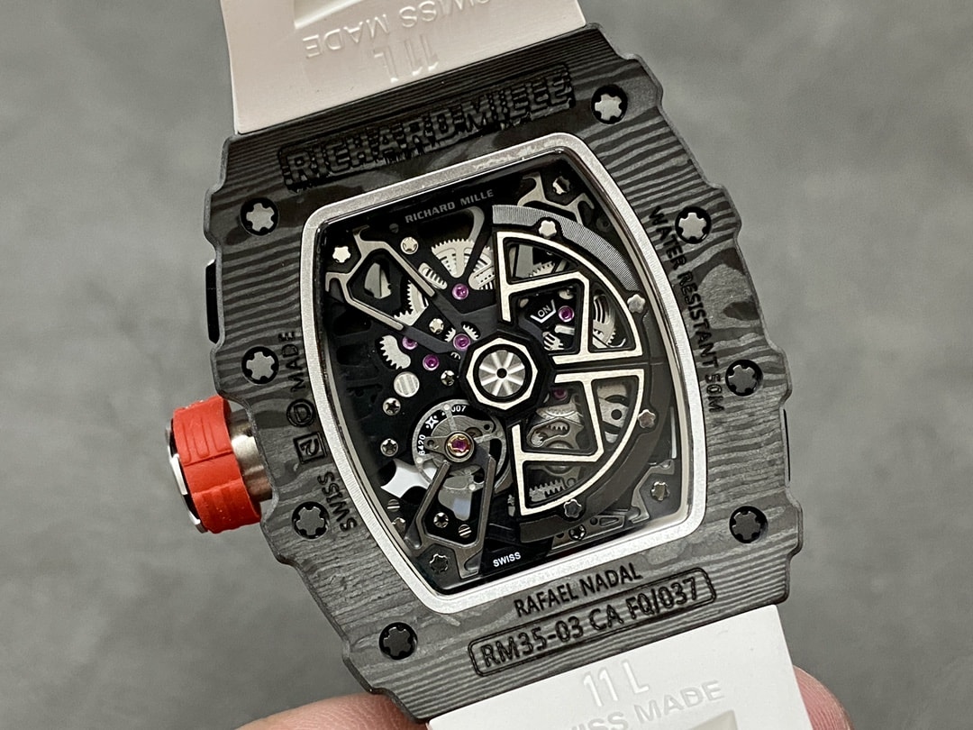 Fake Richard Mille Replica Watch RM 35-03 Automatic Winding Rafael Nadal Carbon TPT