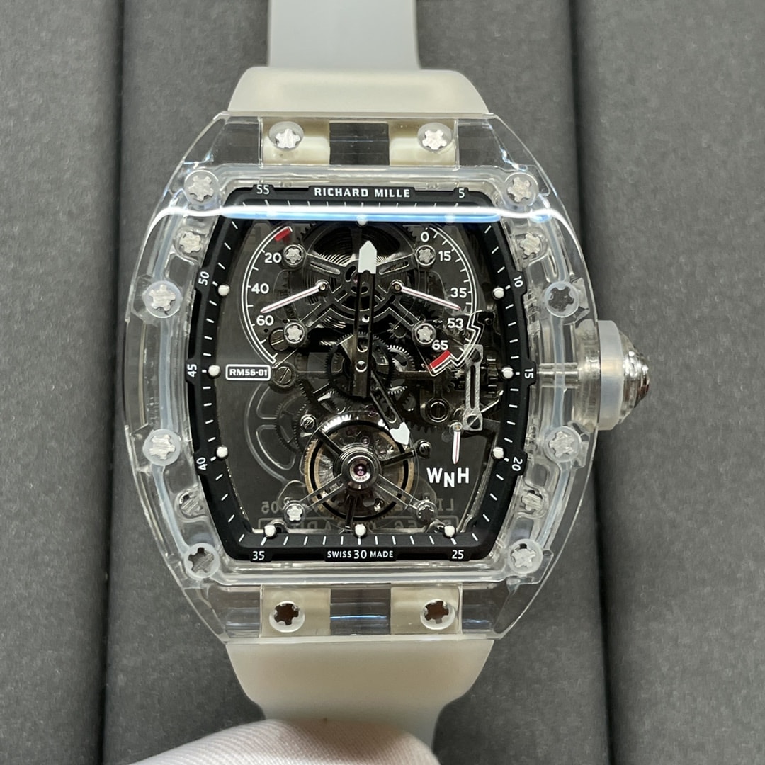 Fake Richard Mille Replica Watch RM 56-02 Tourbillon Sapphire Limited Edition EUR