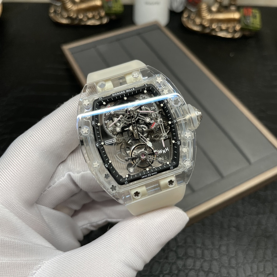 Fake Richard Mille Replica Watch RM 56-02 Tourbillon Sapphire Limited Edition EUR