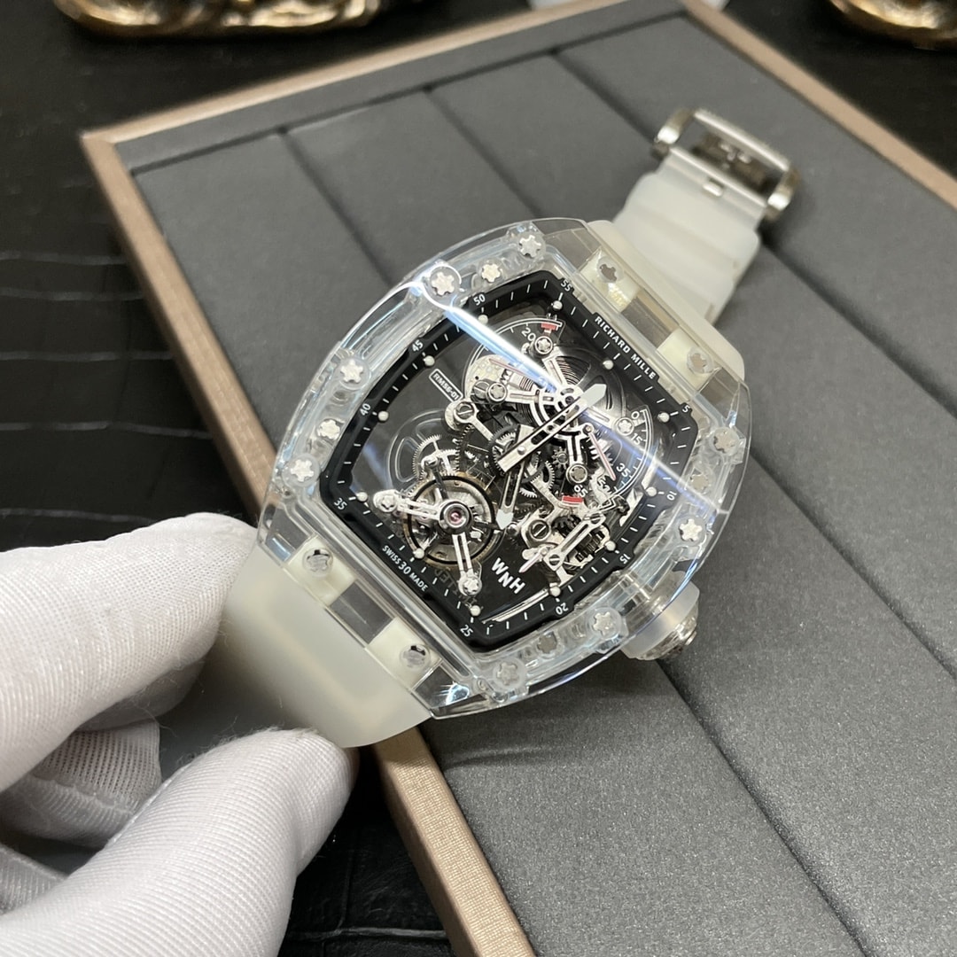 Fake Richard Mille Replica Watch RM 56-02 Tourbillon Sapphire Limited Edition EUR