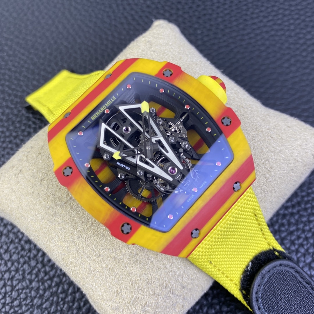 Fake Richard Mille Replica Watch RM 27-03 Tourbillon Rafael Nadal