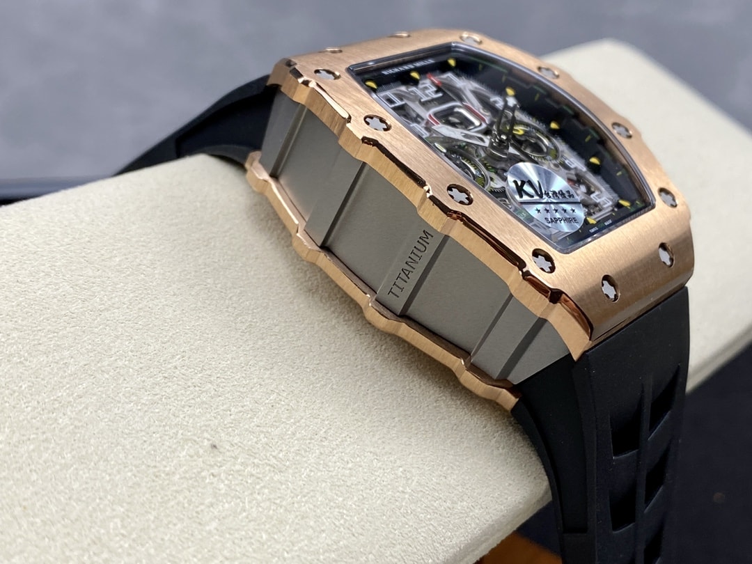 Fake Richard Mille Replica Watch RM 11-03 Rose Gold Automatic Flyback Chronograph