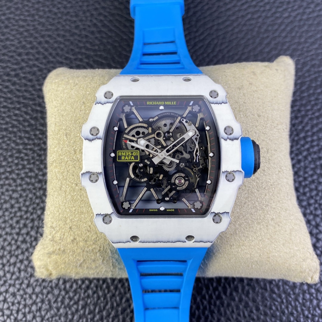 Fake Richard Mille Replica Watch RM 35-01 Rafael Nadal NTPT Carbon Limited Edition