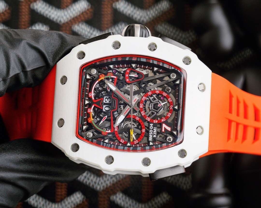 Fake Richard Mille Replica Watch RM 50-04 Tourbillon Chronographe Rattrapante Kimi RAIKKONEN Limited Edition